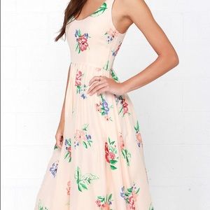 BB Dakota pink floral dress